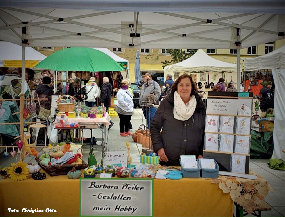 Mein Stand am Genussmarkt (Foto: C. Otto)